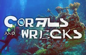 wreck, and coral diving sites